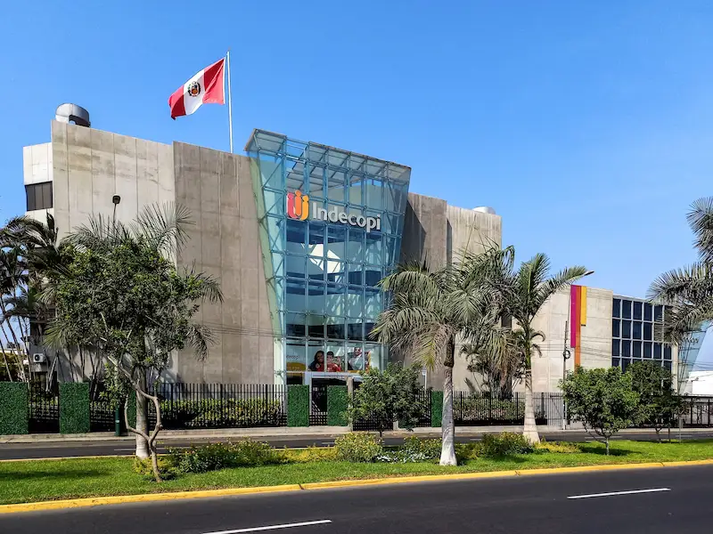Imagen del lugar en donde se realiza el registro de marcas en Perú, Indecopi